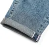 Herbst Slim-Fit Tapered Selvedge Denim Jeans Männer Plus Größe Casual Hohe Qualität Jean Marke Kleidung SK130116 211008