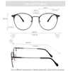 Modne okulary przeciwsłoneczne ramy okulary lanssyoptycznych rama Kobiety retro okrągłe okulary na receptę metalowe okulary wysokiej jakości yc-8048