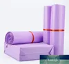 Enveloppe en plastique violet environnemental Sac express adhésif auto-scellant Poly Mailer Expédition postale Pochettes d'emballage