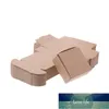 Gift Wrap 50Pcs Brown Kraft Paper Box For Party Wedding Favors Candy Jewelry Packing Factory price expert design Quality Latest Style Original Status