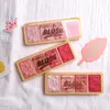 Cheek Blush Highlighter Palette 4 Farben Cosmetic Blushing Pressed Powder Blushes Illuminator Palette