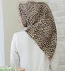 Sciarpe a turbante Moda Fazzoletto per il viso Sciarpa Hijab in raso di seta per le donne Stampa floreale Testa di stampa Sciarpe Donna 90 * 90 cm Scialli musulmani Avvolge 40 colori WMQ893