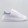 Kids Fashion Shoes White Red Black Dream Blue Single Strap outsized Sneaker Rubber Sole AMCQS Soft Calfskin Leather Lace-up Trainers Patchouli Sports footwear