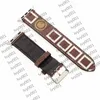 Lüks Tasarımcı F Askı Watchbands Watch Band 42mm 38mm 40mm 44mm IWATCH 2 3 4 5 Bantlar Deri Bilezik Moda Çizgili Watchband Ile Y03