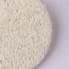 1000pcs Cuscinetti per il viso in luffa naturale 8 * 8cm Spazzole per luffa-Disc SPA Trucco Rimuovi spugne Viso esfoliante Loofahs Pad Luffa Loofa Sponge Molte dimensioni disponibili UPS DHL