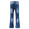 Jeans maschile maschile grandi pantaloni a gamba bootcut scangde sciolti maschio designer classico pantaloni di denim per uomini hosen herren259n