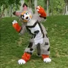 Hallowee Fox Dog Mascot Traje Top Quality Dos Desenhos Animados Anime Tema Personagem Carnaval Adulto Unisex Vestido De Natal Festa de Aniversário Outdoor Roupa