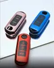 Plating TPU Car Key Fob Cover för Mazda 2 3 5 6 CX-3 CX-4 CX-5 CX-7 CX-9 Atenza Axela MX5 Keys Protect Case Auto Key Shell