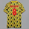 02 05 Henry Bergkamp V. Persie Mens Retro Soccer Jerseys 94 97 Vieira Merson Adams Hem Away 3: e fotbollskjorta Korta långärmade uniformer