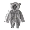 Overalls Born Baby Footies 2022 Winter Warme Kleidung 3 9 6 12 24 Monate Kinder Jungen Mädchen Baumwolle Kleinkind Säugling5983456