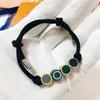 Handgjorda Knots Rope Charm Armband Unisex modearmband för man kvinnor justerbara smycken 5 färger