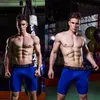 Mężczyźni Spodenki Kompresyjne Warstwa Podstawowa Skóra Thermal Skin Bermuda Spodenki Gym Fitness Mężczyźni Cossfit Bodybuilding Tight Shorts 210421