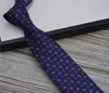 100% silkesloppsmärke Mens Casual smal slips levereras med etikett och presentförpackning
