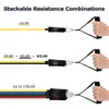 11pcs/set Fitness Resistance Tube Band Yoga Gym Stretch Pull Rope Exercise Training Expander Door Anchor With Handle Ankle Strap H1026