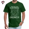 T-shirt 100% Cotone Uomo Top T Shirt Trust Me I Am an Engineer Geek Citazione Tees High Street Nero Bianco Tshirt Divertente 210706