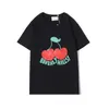 22 beverly hills Cherry designer t-shirt mens fashion clothing short sleeve women Punk print letter embroidery Cat Summer Skateboard tops