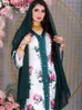 vestido largo blanco hijab