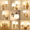 Einfache europäische Luxus-Wandleuchte, Lampe für Schlafzimmer, Wohnzimmer, TV-Hintergrund, Heimdekoration B170