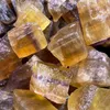 Gemstones de pedra de cristal amarelo natural irregular para colares de pingente artesanal chaveiros jóias diy acessórios home jardim decoração