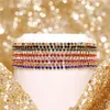 Link, Chain 2021 Women Multicolor Rhinestone Elastic Bracelet Jewelry Gifts