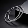 Women Earrings 2cm10cm Diameter High Quality 18K Yellow White Gold Plated CZ Large Circle Earrings Hoops for Girls Women7847452