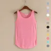 Lente zomer nieuwe fitness tank tops vrouwen mouwloze ronde hals losse t-shirt dames vest singlets slanke t-shirts vrouw kleding y0824