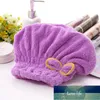 Microfibre sèche-cheveux emballage après la douche femme fille dame serviette séchage rapide cheveux chapeau chapeau turban couvre-chef outils de bain prix usine conception experte qualité