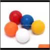 20 pièces balles Sports de plein air en plastique Golf creux pratique intérieure balle d'entraînement E7M6H Ypy5K