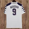 1998 1999 Fiorentina BATISTUTA RUI COSTA Maillots de football pour hommes Accueil Violet Blanc RETRO Maillot de football Adulte Manches courtes Uniformes