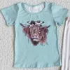 Nuovo arrivo neonate vestiti per bambini set bambini interi abbigliamento fattoria mucca stampa ragazze boutique campana fondo abiti primavera Summ8015604