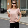 Cotton T Shirts Summer Harajuku Female Women Tops Tee Shirt Loose Fit Basic TShirt Ladies Short Sleeve Undershirt HH09 210720