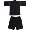 Vestuário étnico verão kimono pijamas conjuntos para homens estilo japão masculino manga curta sono sala de sono sleepwear yukata samurai japonês