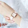 Gaiety Brand Fashion Women Watch Simple Square Leather Band Armband Ladies Watches Quartz Wristwatch Female Clock Drop253J