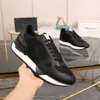 Men's designer casual shoes high quality luxuryblack and white brand sports fashion plain leather walking embroidery letter pattern coach size box 40-45