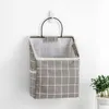 Storage Boxes & Bins Wall Hanging Bag With Side Pocket Dormitory Over The Door Canvas Bedside Organizer Pockets Frame 2022ing