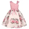 Baby Girl 3D flower Silk Princess Dress for Wedding party elegant Kids Dresses for Toddler Girl Children Fashion Clothing Q0716