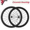 Koła rowerowe 1150g R36 Ceramiczne łożysko 700C Super Lekki Węgiel Drogi 38 50 60 88mm Clincher Rurka 23mm koło rowerowe