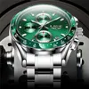 Men Watches LIGE Fashion Sport Stainless Steel Waterproof Watch Men Top Brand Luxury Luminous Chronograph Quartz Clock 210527