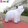 3mL inflatable polar bear cartoon model giant white bears large animal balloon for advertising