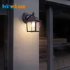 American Antyczne LED Outdoor Wall Lights Wodoodporna Górna Kinkiet Ogród Courtyard Dom Dekoracje Zewnętrzne Oświetlenie Lampy Lampy