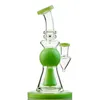 シャワーヘッドギャラリーガラスボウル付きのボウル付きのボウルの玉水管ピラミッドデザインの喫煙パイプ14.5mmの女性ジョイントheady Glass XL275
