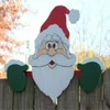 عيد الميلاد الحلي سانتا كلوز الرنة الحلي السياج حديقة ديكور في الهواء الطلق في الحديقة الاحتفالية المناسبات إسقاط 211021