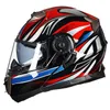 Capacetes de motocicleta Modular Vire o capacete de viseira dupla Menino Mulheres Segurança Motocross Racing Completo Casco Moto Capacete DotmotorCycle