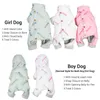 Real Feather Down Jacket for Dogs Waterproof Super Warm Clothes for Small Medium Dogs Snowsuit Winter Overalls for Girl/Boy Dogs 211106