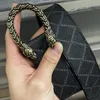 Mode Gesp Lederen Riem Trendy Letters Print Mannen Vrouwen Designer Riemen Gladde Gesp Multi Stijlen Tailleband met Doos