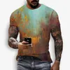 T-shirt da uomo manica corta stampata 3D casual allentato O-collo T-shirt taglie forti 2022 estate bandiera nazionale abbigliamento Harajuku