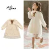 Dresses For Girls Spring Autumn Girl Party Dress Dot Pattern Children Mesh Dress Cute Style Girls Clothes Q0716