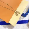 Anhänger Gold Liebe Halskette Mode versilbert Buchstabe einfaches Herz Titan Valentinstag Liebhaber Kette Schmuck Hochzeit310V