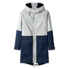Long Trench Coat Men Brand Fashion Patchwork Stor Storlek Män Windbreaker Outwear Kläder Hooded Jacket 6XL 7XL 8XL 211011