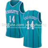 2021 Michael Custom Männer Frauen Jugend 14 Kidd-Gilchrist CharlotteHornet Basketball-Trikots Rot Blau Trikot Hinterlassen Sie den Nummernnamen